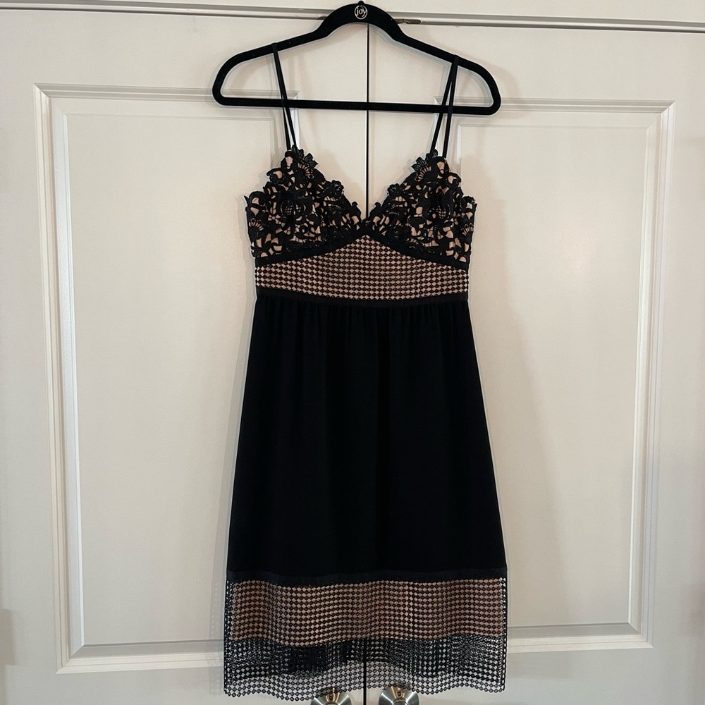 Theory Black Lace MELAENA Dress in Size 2